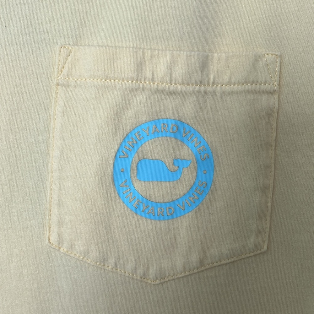 Vineyard Vines Yellow & Blue Tee - Picture 2 of 7